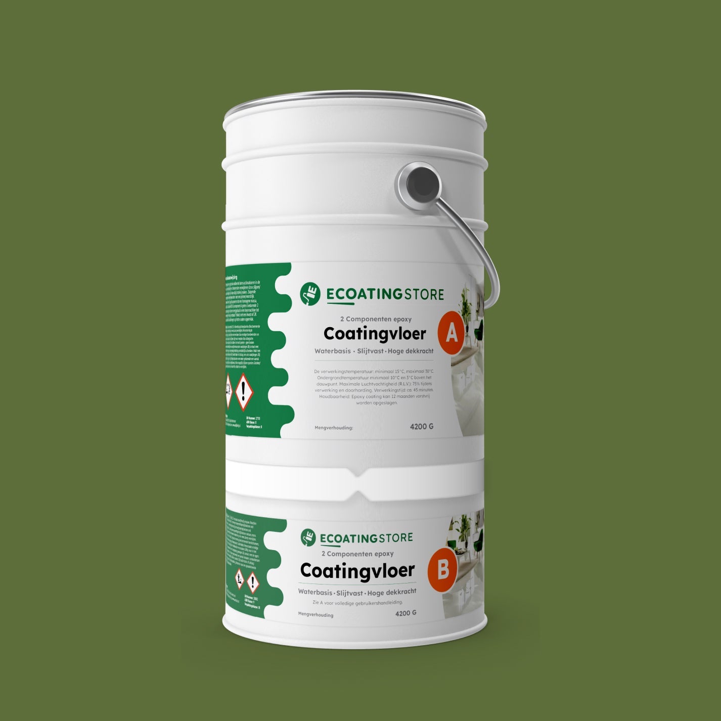 Garagenbodenbeschichtung – RAL 6025