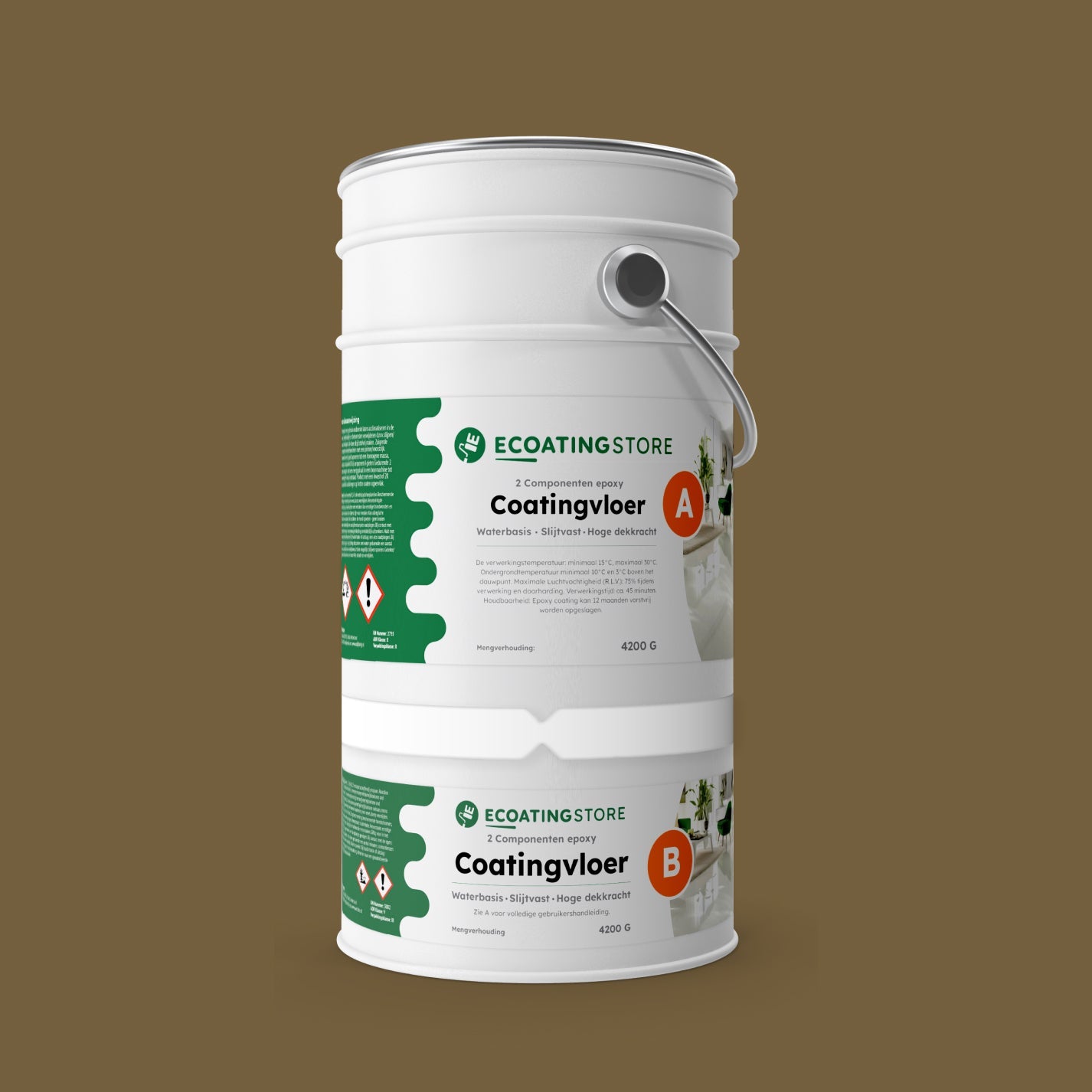 Garagenbodenbeschichtung – RAL 7008