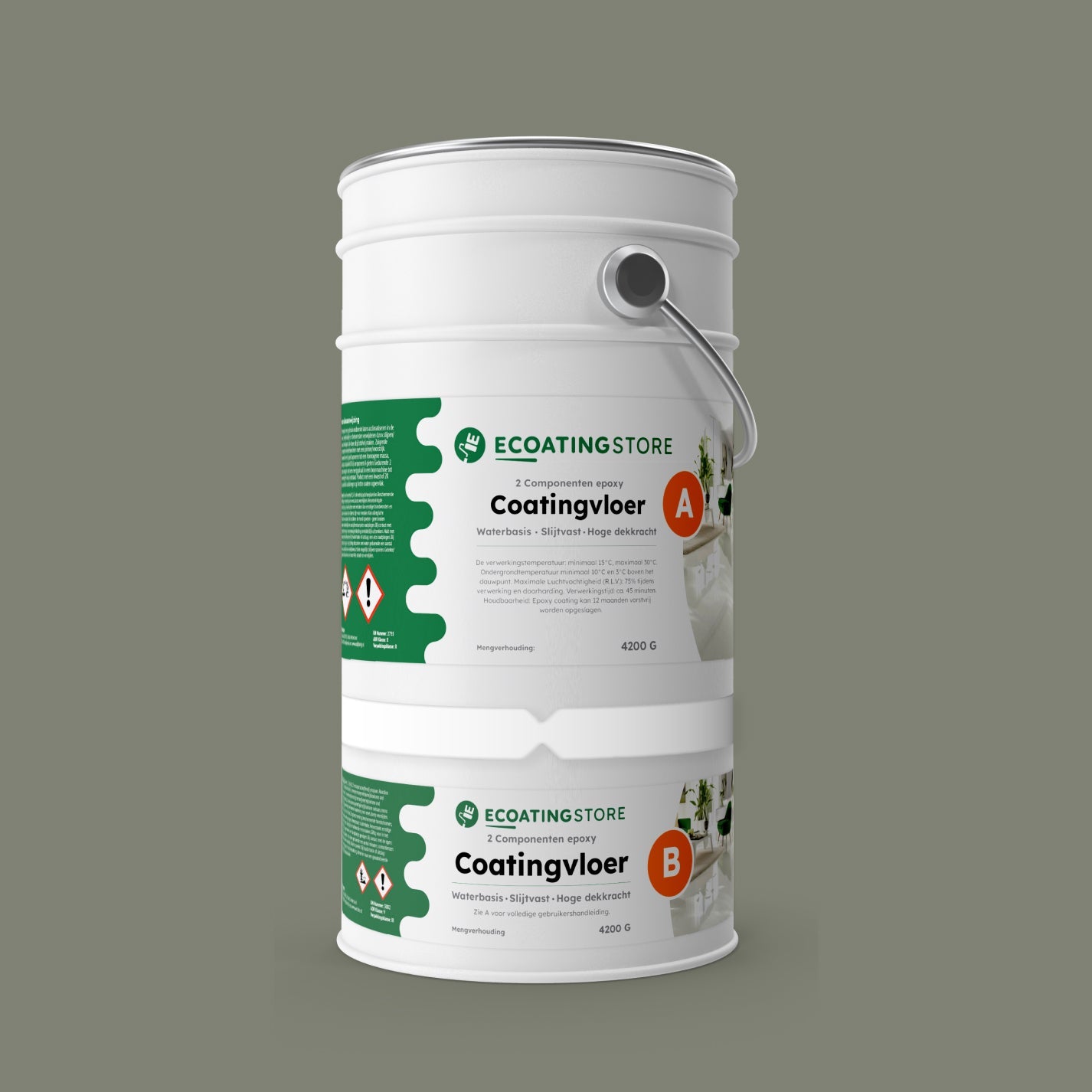 Garagenbodenbeschichtung – RAL 7033