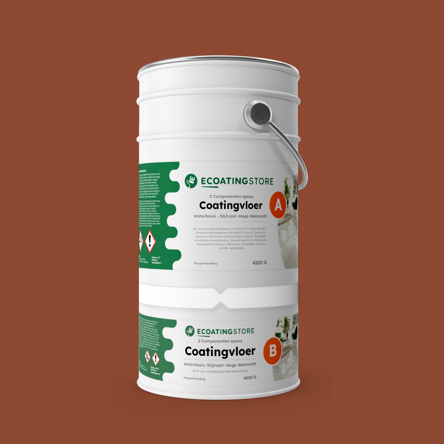 Garagenbodenbeschichtung – RAL 8004