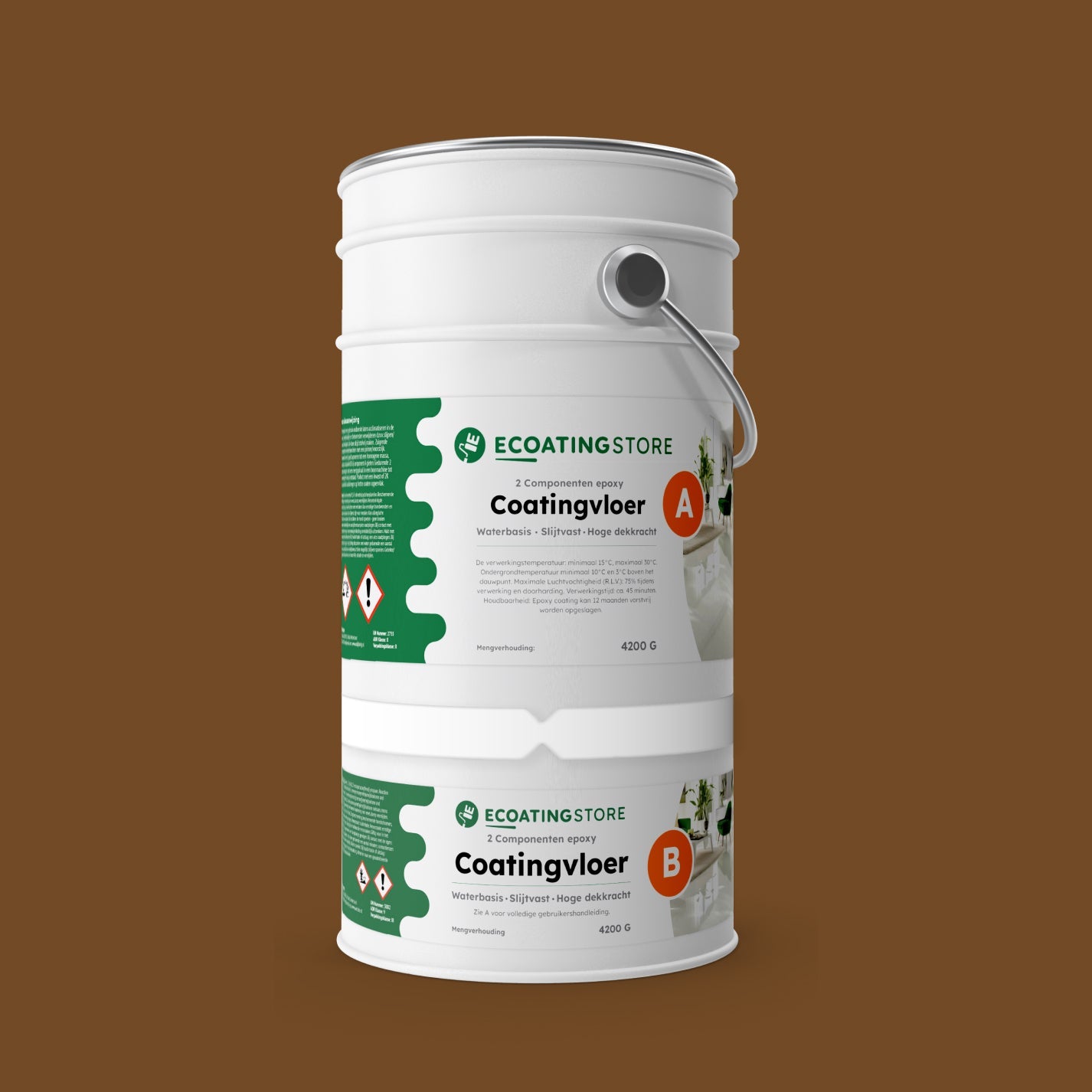 Garagenbodenbeschichtung – RAL 8008