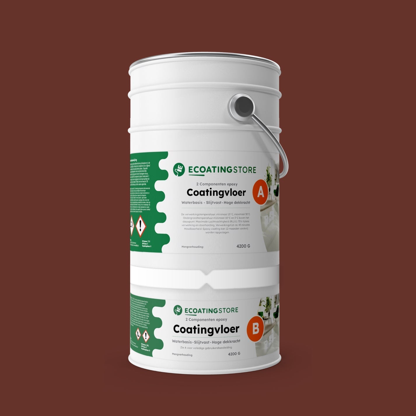 Garagenbodenbeschichtung – RAL 8012