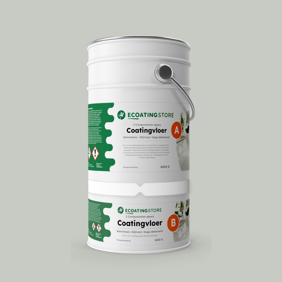 Garagenbodenbeschichtung – RAL 9018