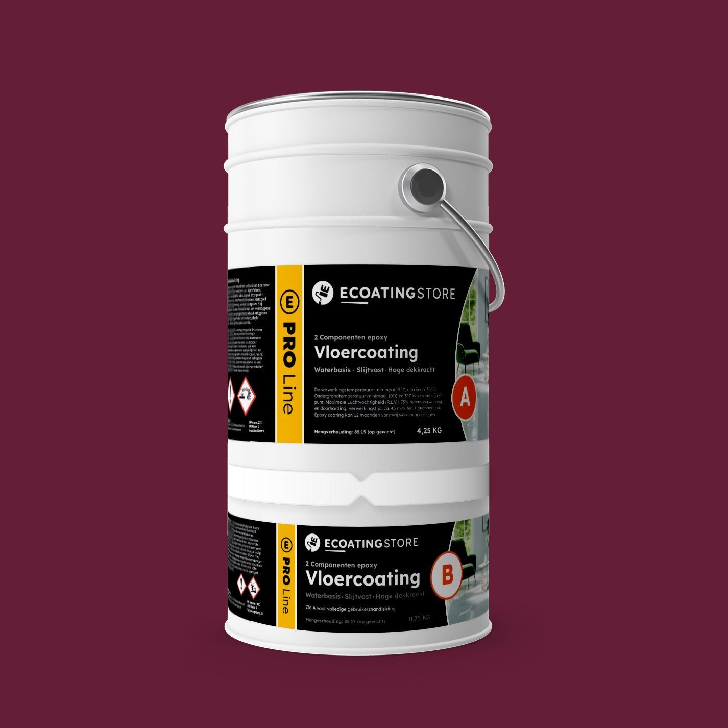 Bodenbeschichtung - RAL 4004