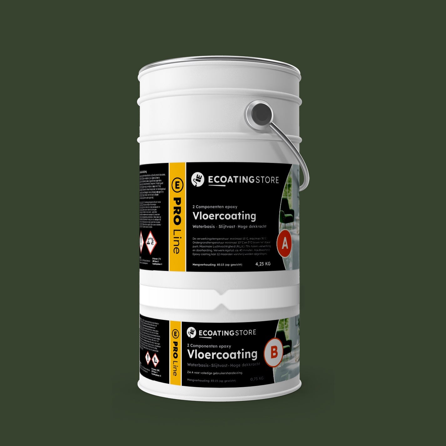 Garagenbodenbeschichtung – RAL 6020