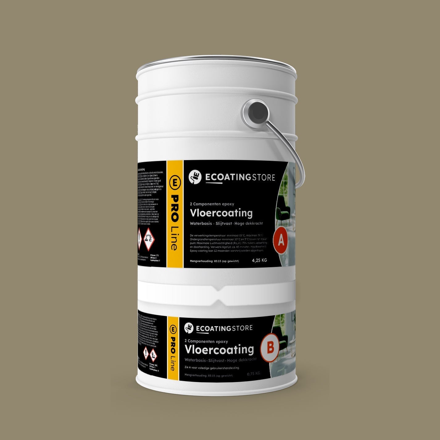 Bodenbeschichtung - RAL 7034