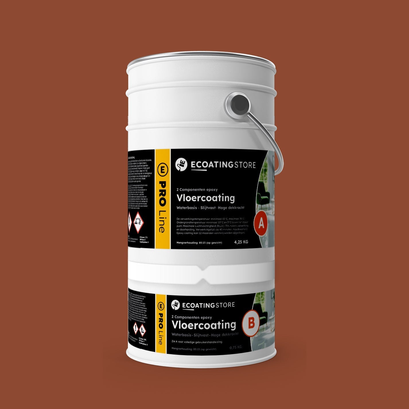 Bodenbeschichtung - RAL 8004