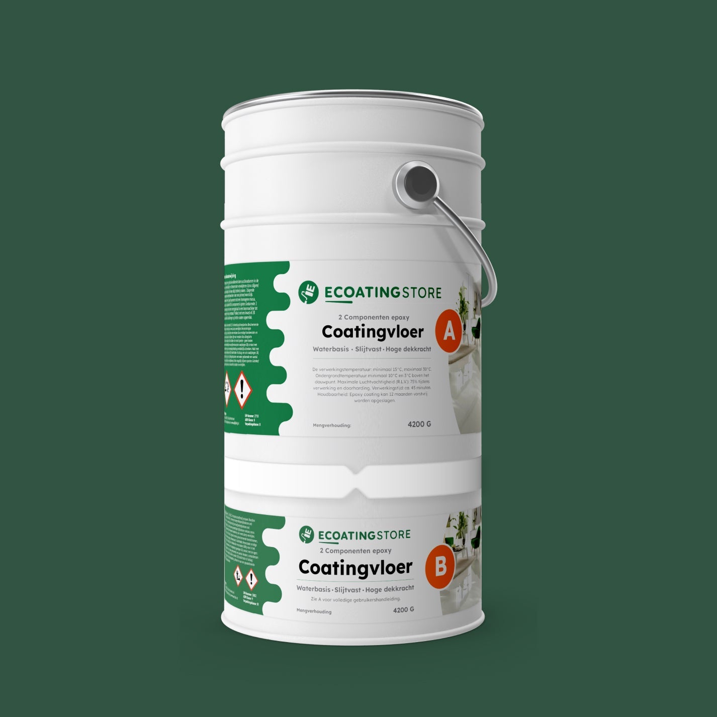 Garagenbodenbeschichtung – RAL 6028