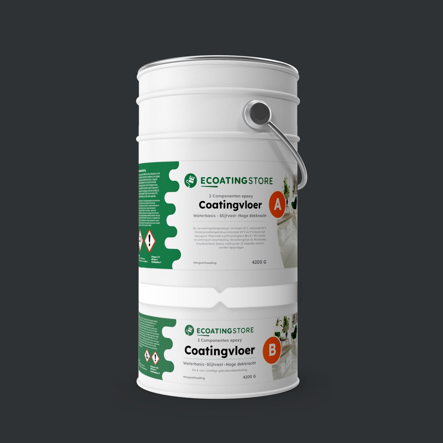 Garagenbodenbeschichtung – RAL 7021