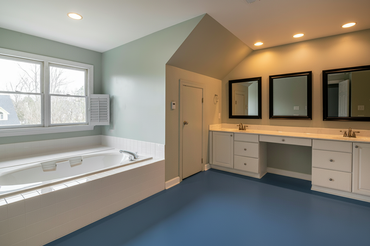 Garagenbodenbeschichtung – RAL 5010