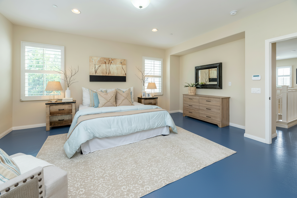 Garagenbodenbeschichtung – RAL 5010