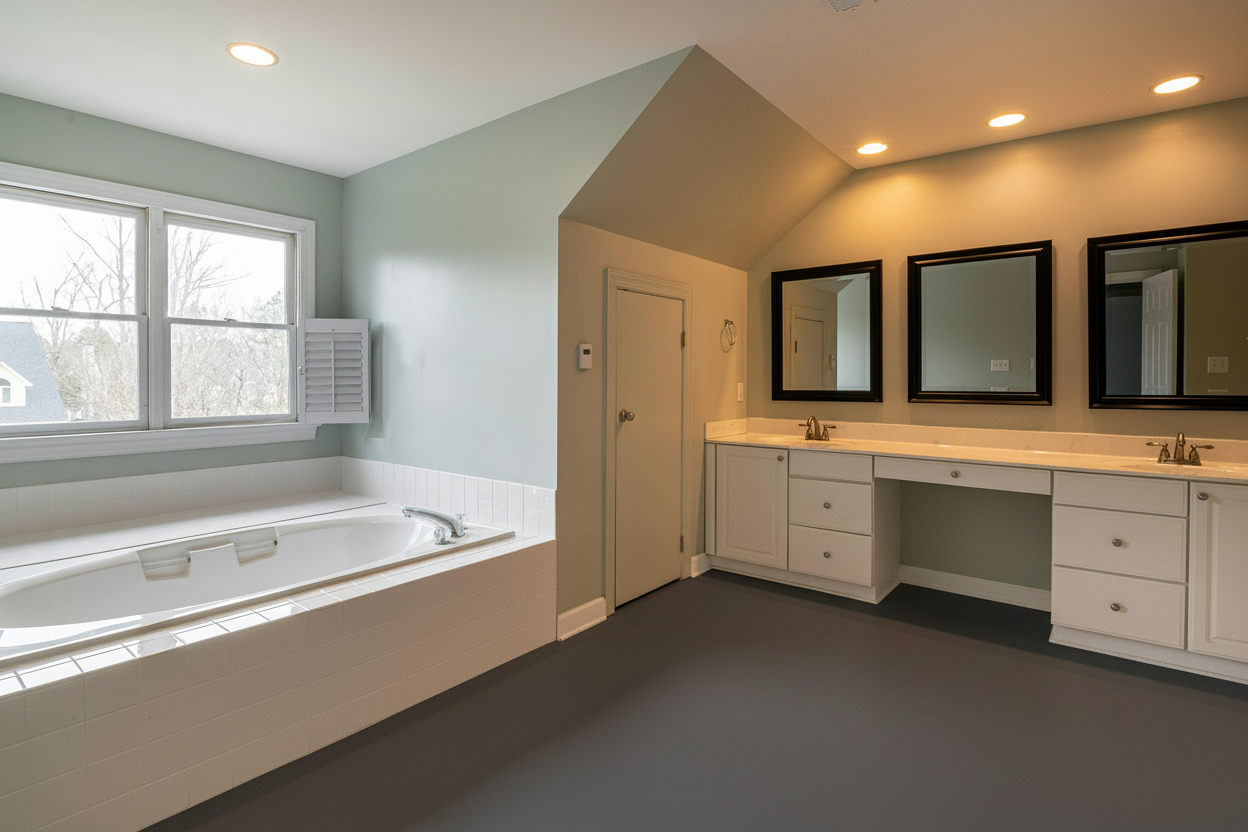 Garagenbodenbeschichtung – RAL 7026